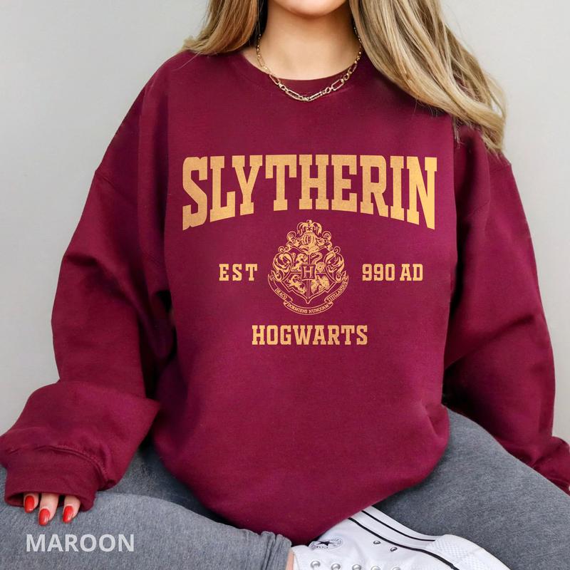 HP Group Shirt, Slytherin Shirt, Harry Potter Shirt, Hogwarts House Shirt, Hogwarts House Sweatshirt, HP Wizard Shirt