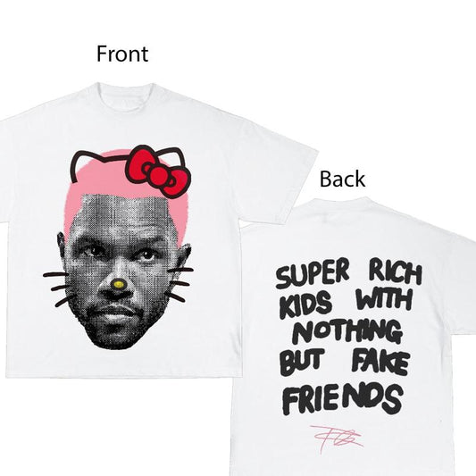 Frank Kitty (PINK) Cute Graphic Tee