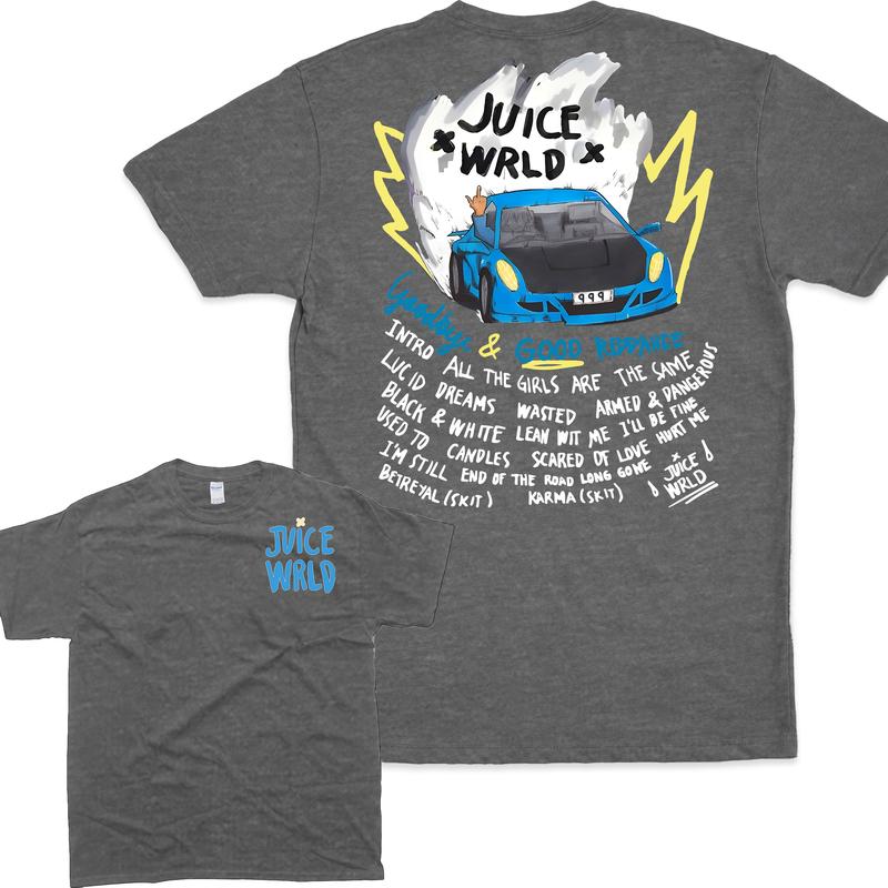 Juice-Wrl Hits Song T-shirt Vintage Top For Men And For Women