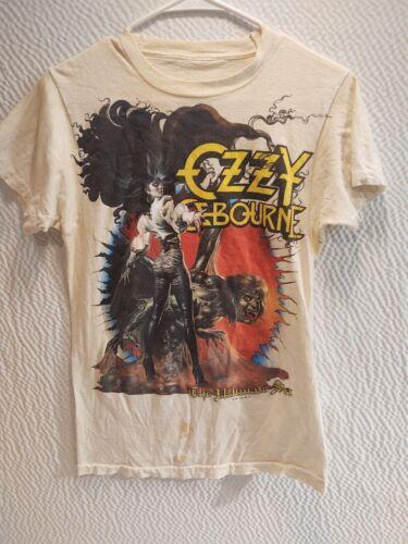 Ozzy Osbourne Reprint T Shirt Cotton Menswear