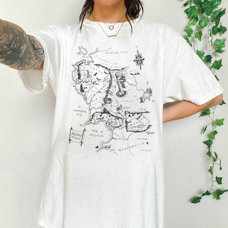 LOTR Map shirt ,LOTR Sweatshirt, Sam's Speech Sweatshirt, Lord , Rings Tee, The Hobbit Shirt, Gandalf the Grey, Fantasy Book Shirt