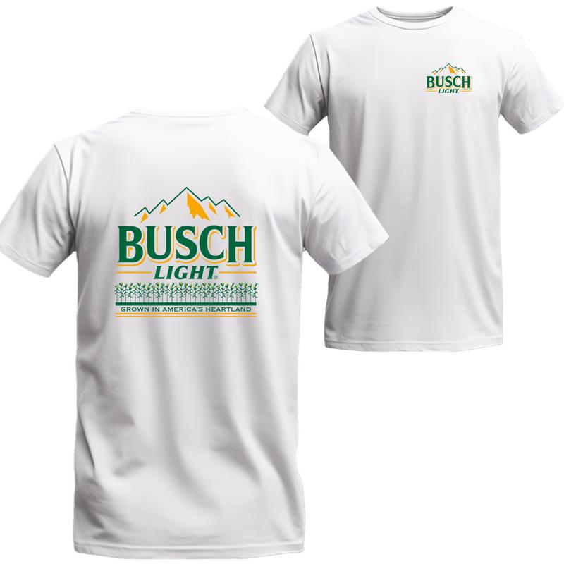 Busch Light Corn Field 2-Sided T-shirt, Busch Light Short Sleeve Tee, Unisex Shirt