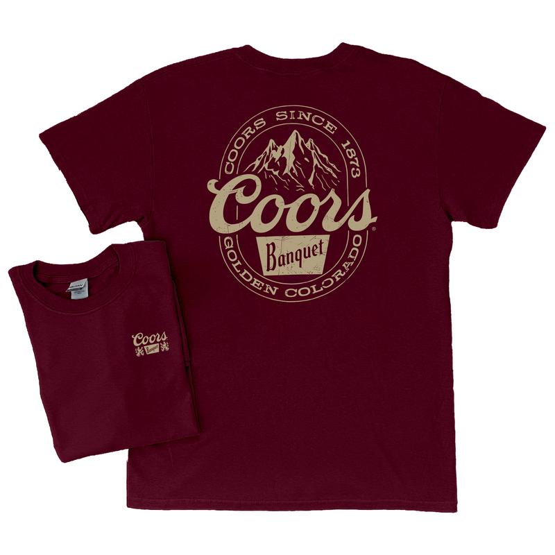 Coors Banquet T-Shirt - Classic and Rugged Design , Cotton Crewneck Tee for Men and Women