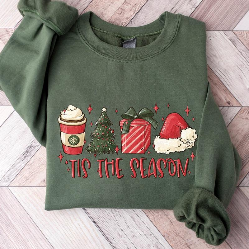 Tis The Season Christmas Crewneck Sweatshirt, Hoodie, T-shirt