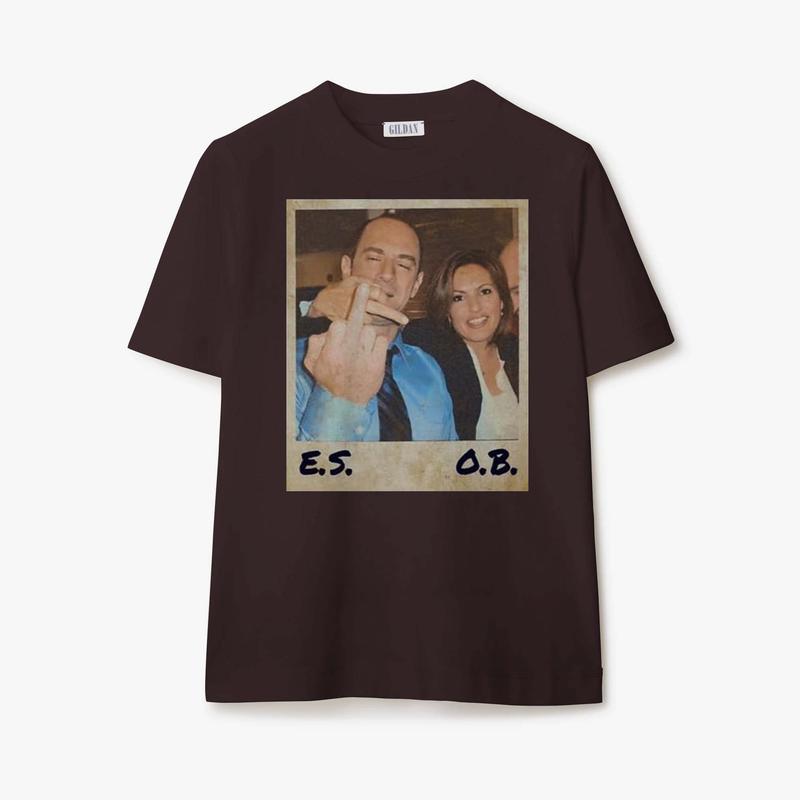 Elliot Stabler And Olivia Benson Shirt Law And Order Shirt Elliot And Olivia Law And Order Svu Vintage Shirt Shirt Fabric