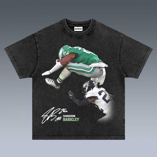 VINTAGE TEE  SAQUON BARKLEY GRAPHIC T-SHIRT SWEATSHIRT HOODIE  GIFT FOR FAN 11.12.1