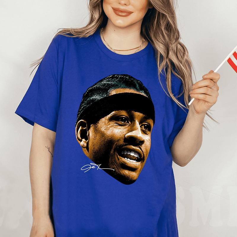 ALLEN IVERSON T-SHIRT Rare The Answer Rap Tee Vintage Style Graphic Print Collectible Kobe Lebron Shaq For Mens, Womens