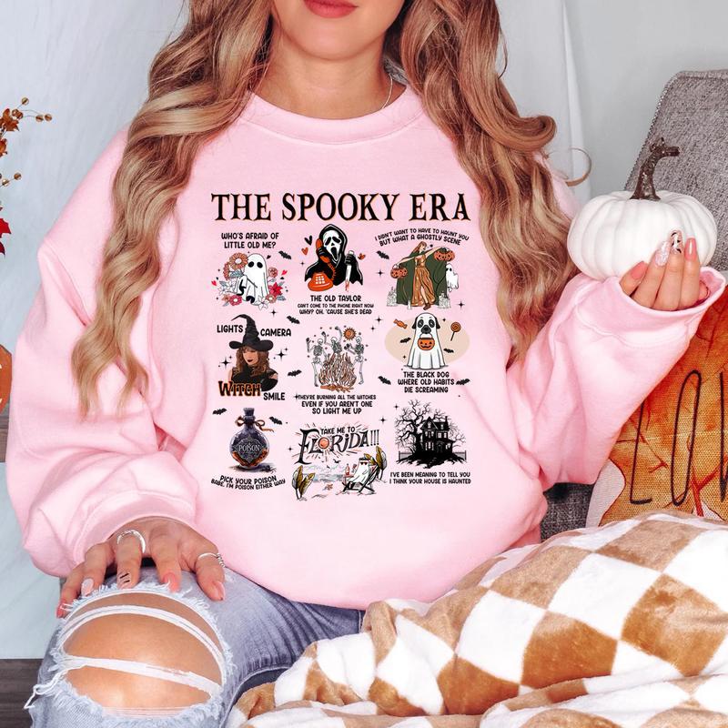 The Spooky Era, Halloween Vibes, Haunted Siprit, Pick your poison TShirtCrewneckHoodie for fan