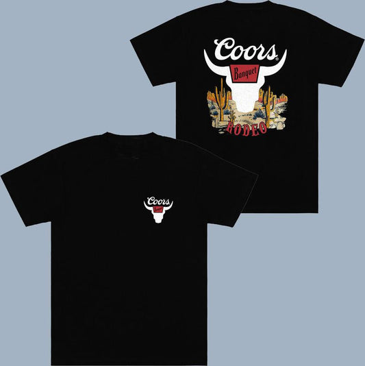 Coors Banquet Desert T-shirt - 2 Side - Size Choices Galore - Colors Galore - Variety Of Designs - High Performance Apparel - Shared Styles