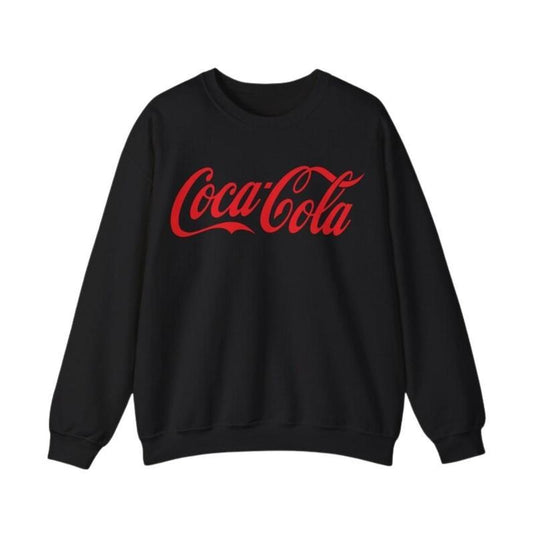 Coca Cola Sweatshirt, Perfect Soda Lover Gift Idea classic soda Sweatshirt, fall crew neck Crewneck Fabric Sweaters Cotton Tops