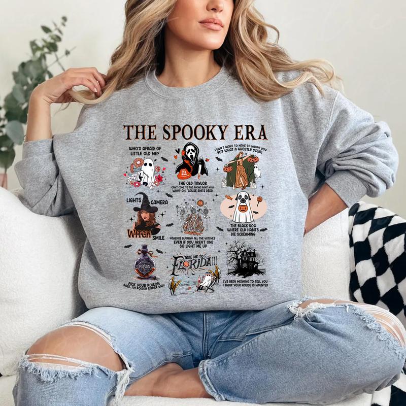 The Spooky Era, Halloween Vibes, Haunted Siprit, Pick your poison TShirtCrewneckHoodie for fan