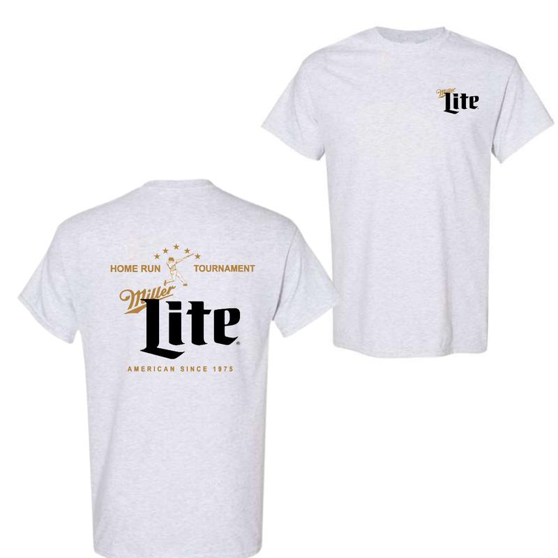 Vintage Home Run Tournament Miller Lite T-shirt For Men and Women