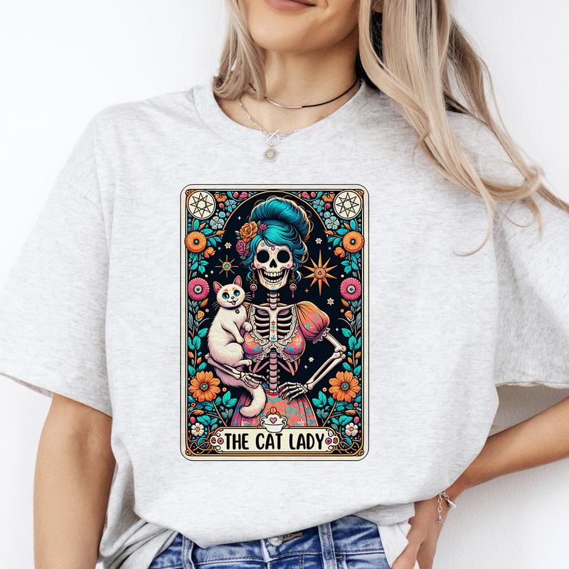 Tarot Card  T-Shirts Round 3 - Print is Sublimation, Unisex T-Shirt, Funny Tee, Funny Apparel, Gift Idea, Relaxed Fit, Casual Apparel, Cute Top, Great
