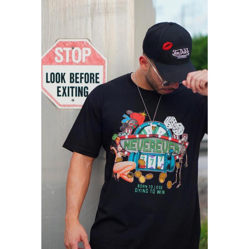 Born 2 Lose Vintage Graphic T shirt by Neverevermia