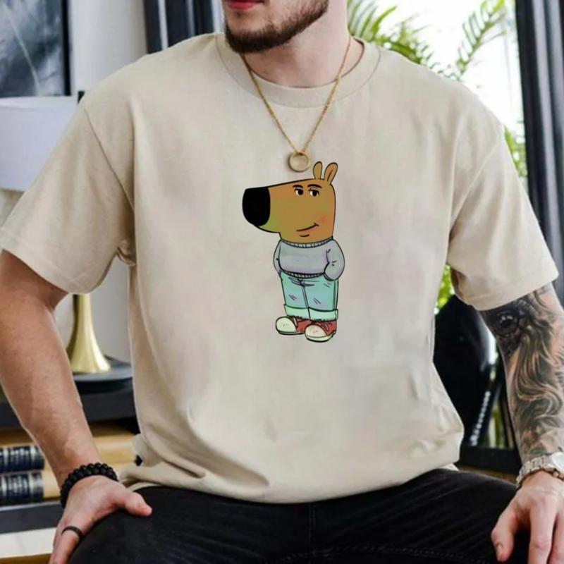 Just A Chill Guy Funny Meme Shirt, My New Character Chill Guy Dog That Lowkey Doesn't Give Meme Shirt, Unisex Short Sleeve Tee