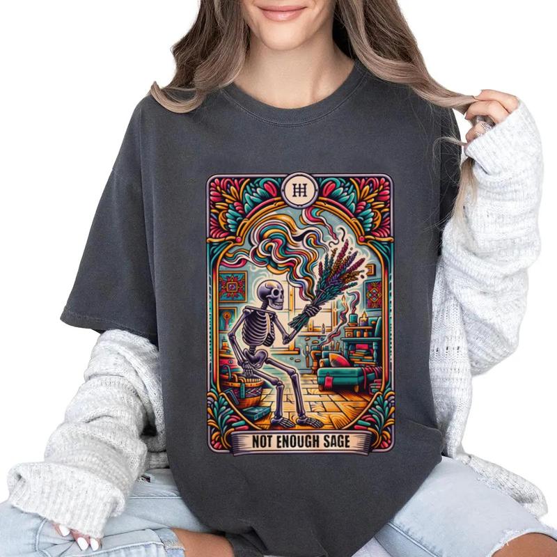 Tarot Tee Not Enought Sage Tarot T-Shirt Unisex Classic Cotton