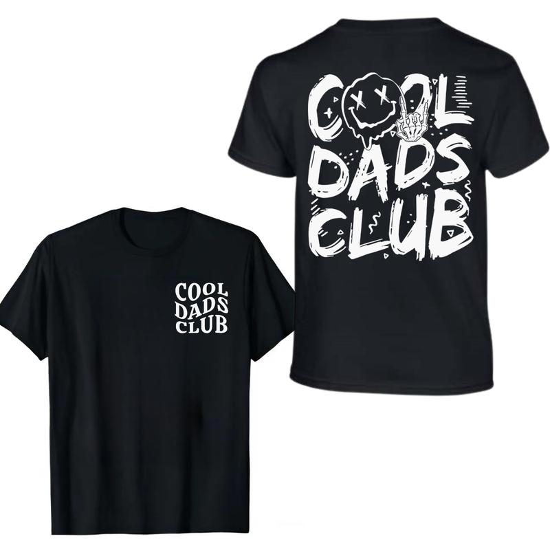Cool Dads Club 2 side T-shirt, Dad Hoodie, Funny Shirt For Dad, Dad Birthday Gift, Fathers Day Gift, Aesthetic Clothes Hoodie and Sweatshirt, Full Col