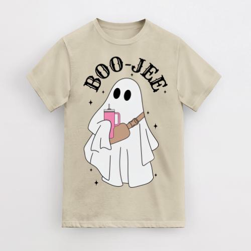 Halloween Gh-ost tshirt, B-oo J-ee Shirt, Boo Shirt,Perfect Tee, Gifts For Boyfriend and Girlfriend T-Shirt