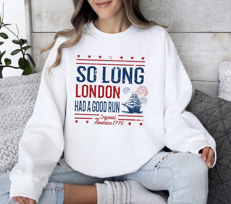 So Long London 4th of July Shirts, Patriotic Gifts for HimHer