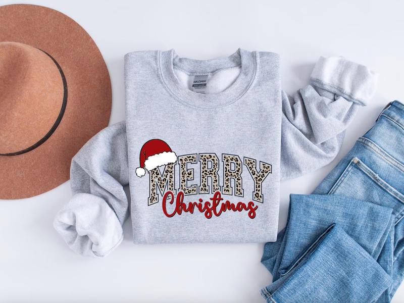 Merry Christmas Cute Winter ShirtSweatshirtHoodie, Retro Crewneck, Gift For Xmas, Cotton, Womenswear Tops