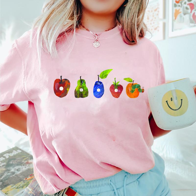 Eric Carle The Very Hungry Caterpillar Still Hungry Shirt, Hungry Caterpillar Fruit Always Hungry Caterpillar Saturday T-Shirt, Teacher T-shirt, Frien