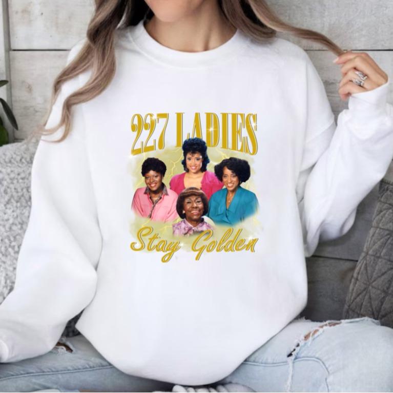 Retro 227 Ladies Tee Shirt, Stay Golden Shirt, 80s TV Show Shirt, 227 Ladies Stay Golden Shirt, Gift for her