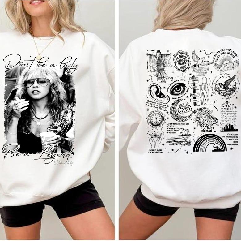Tracklist Stevie Nicks 2 Sides Newest Shirt Sweatshirt Hoodie, Silver Springs Shirt Unisex, Gifts For Her