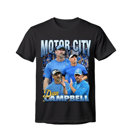 MCDC Detroit T-Shirt, Motor City Football Shirt, Campbell Tee