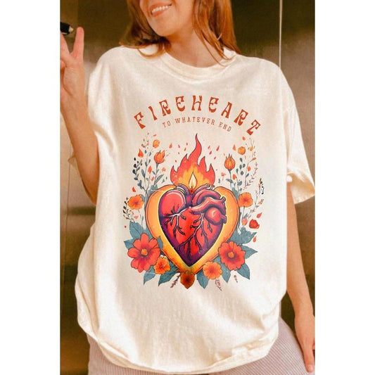 Throne of Glass Fireheart Shirt, Throne Of Glass Tshirt, Terrasen To Whatever End Kingdom