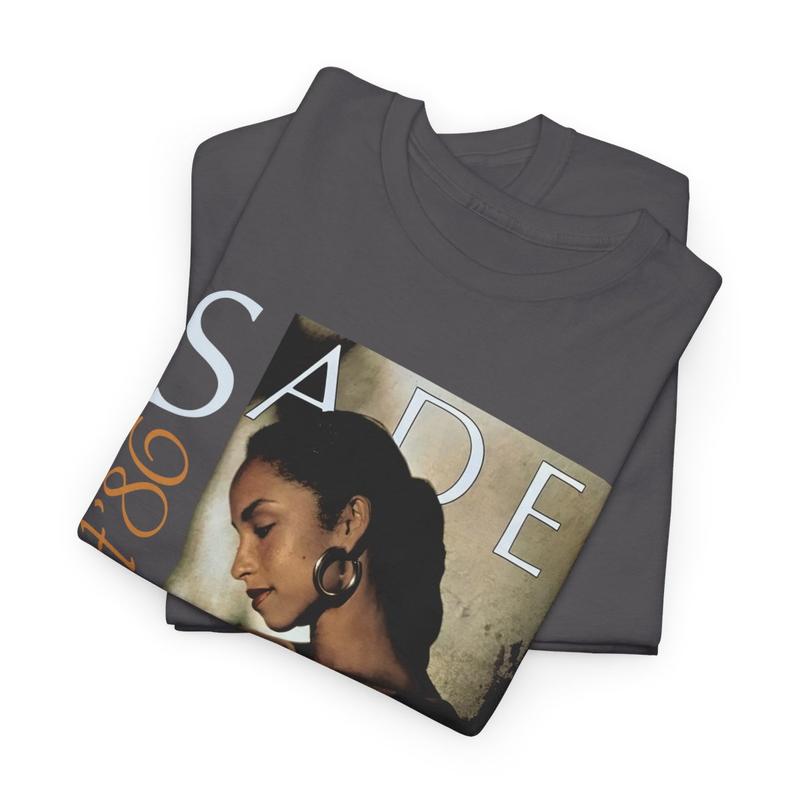 Sade Adu Graphic Shirt, 80s Sade Album Merch Unisex Tshirt Cotton