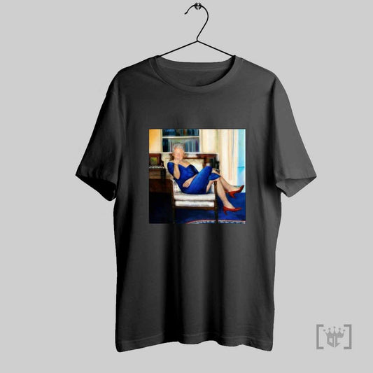 Parsing Bill Bill Clinton In Blue Dress Hung In Jeffrey Epsteins Home T Shirts