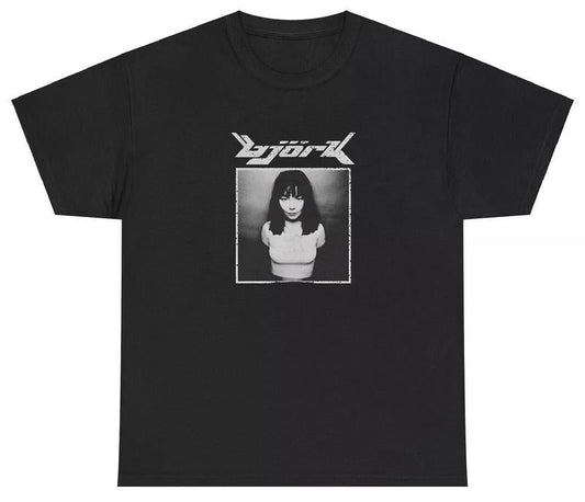 Bjork T Shirt Music Pop Y2K Japanese Fan PJ Harvey Kate Bush The Sugarcubes Cotton T-shirt