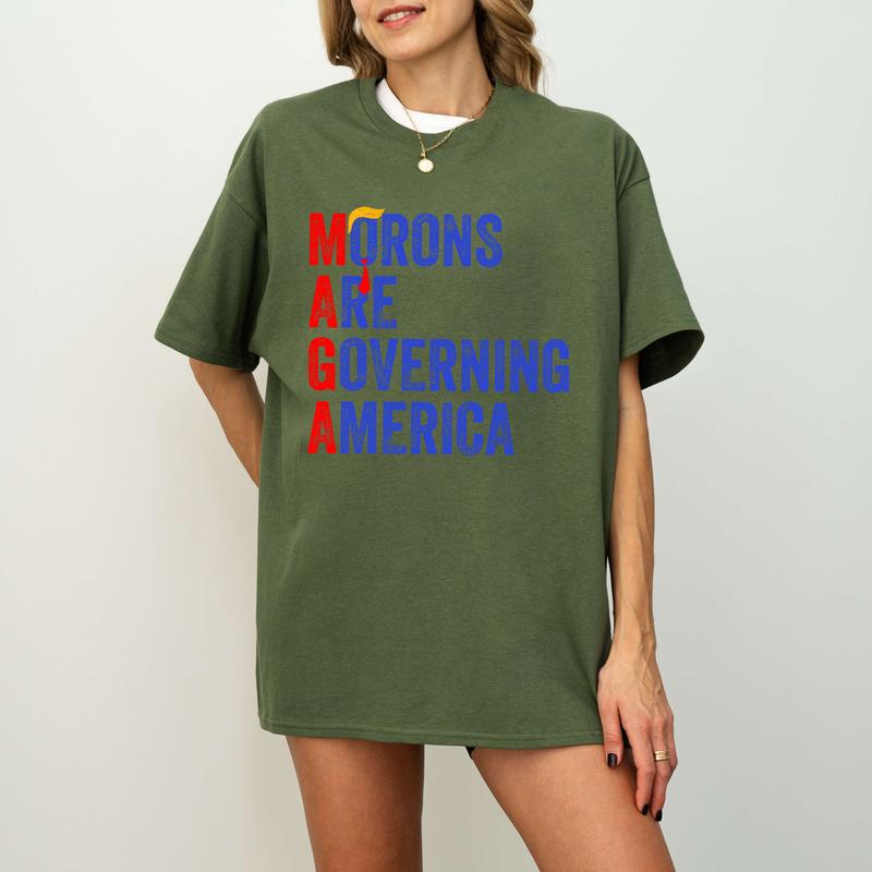Maga Mor Are Governing America Shirt, Democrats Tshirt Sweatshirt Hoodie, Funny Shirt, Unisex Casual Graphic Tops