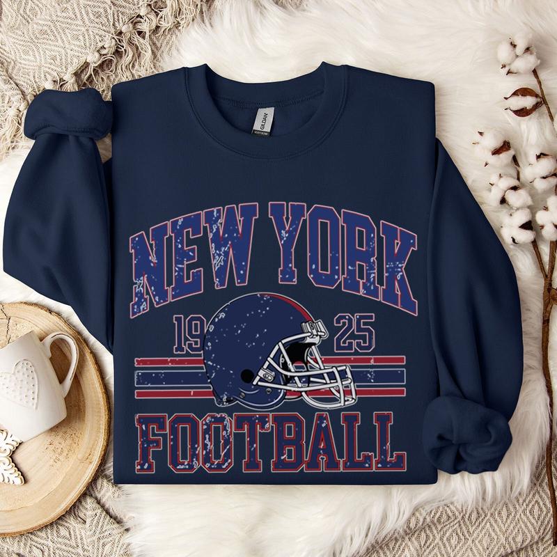 New York Football Fan Gift Sweatshirt, Game Day Football Unisex Top