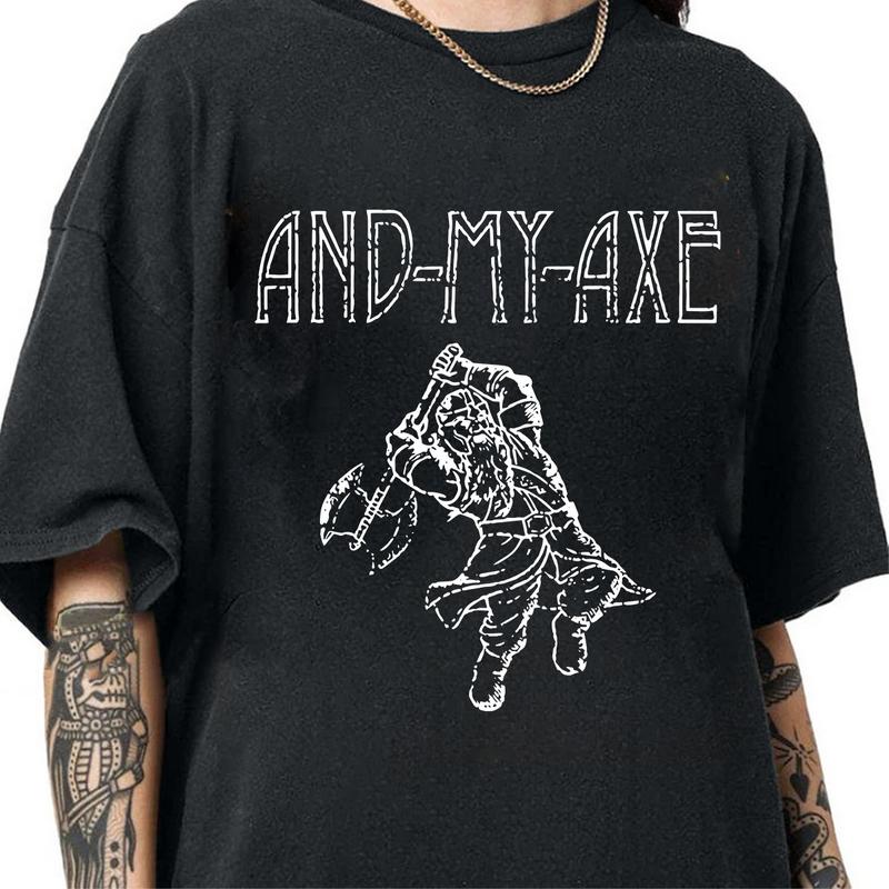 LOTR Gimli Axe Ver 2 T shirt Hoodie Sweatshirt