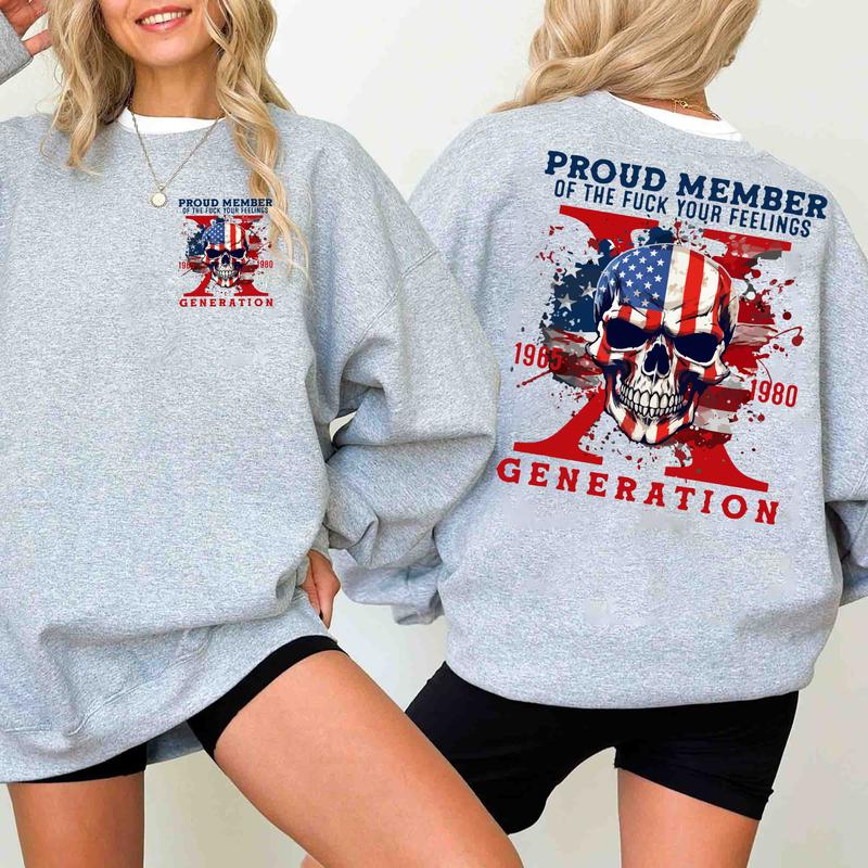 Generation X FAFO T-Shirt Gen X FAFO Two Side, Casual GenX Shirt for Everyday Style