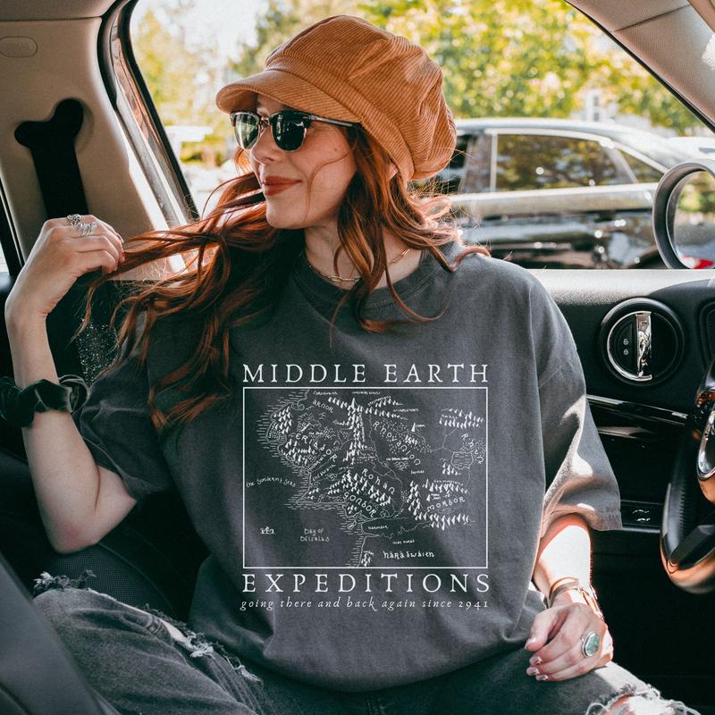 Middle Earth Maps T Shirt Hoodie Sweatshirt Sweater