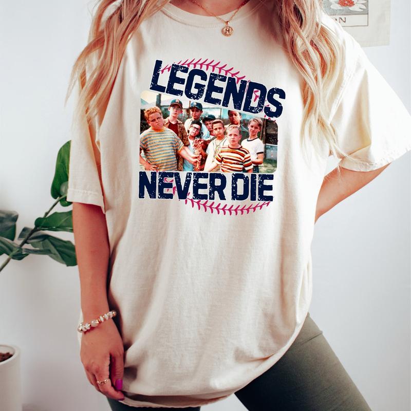 Legends Never Die Kids Shirt, Squints Palledorous The Sandlot Big Face Unisex Youth Tshirt, Sandlot Toddler Hoodie Baby Oneside Funny Baseball Gift Fo