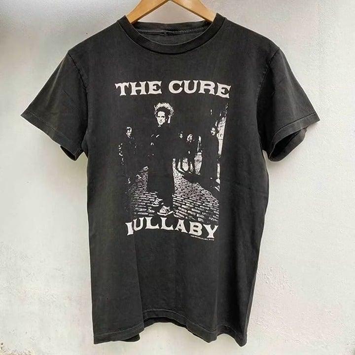 The Cure Rock Band The Cure The Cure T-Shirt Gildan Cotton Fabric