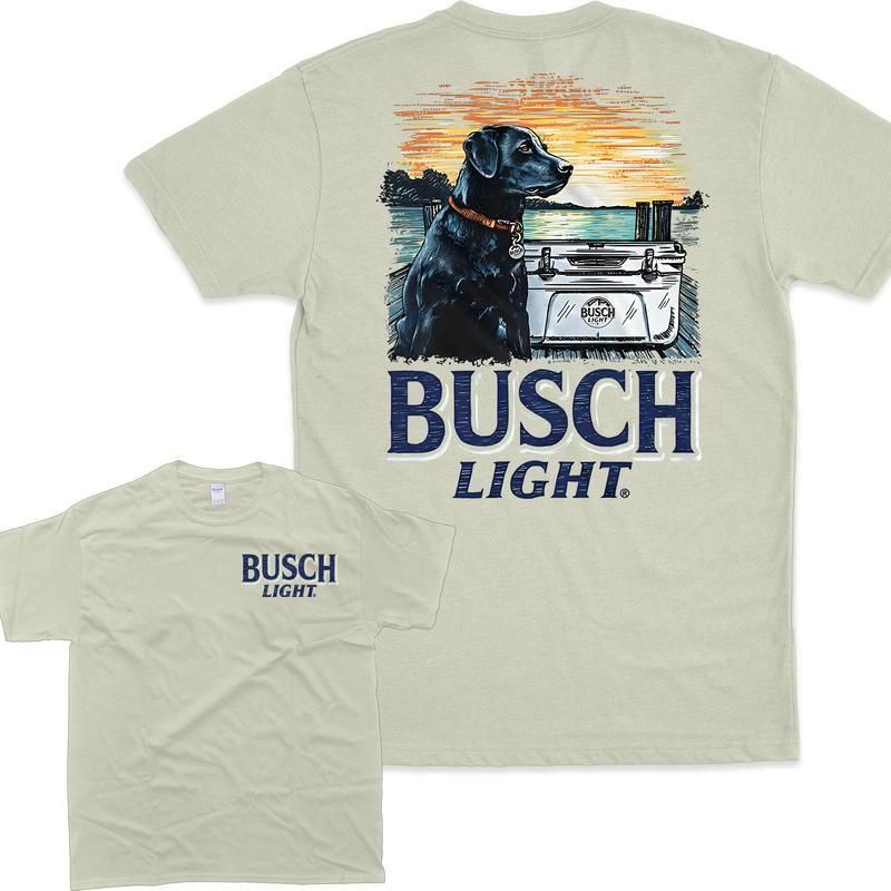 Limited Busch Light Men Best Friend T-Shirt, Beer Lover Graphic Tees, For Men, For Women, Men's T-Shirt, Men's Clothes Casual Crewneck
