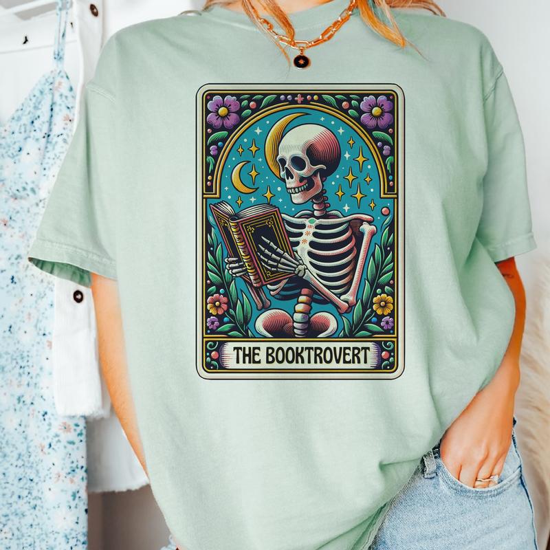 Relatable  Tarot Tees Tarot Skeleton Tees Tarot Nurse Top Tarot Reader Tshirt Skeleton Running T-Shirt Tarot Card The Teacher Tarot Top The Nurse Tees