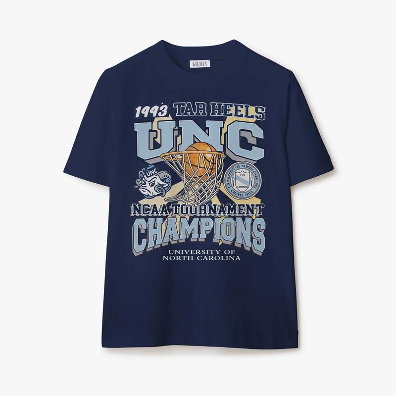 University Of North Carolina Tournament Champs NCAA T-Shirt Sweatshirt Hoodie Crewneck Classic