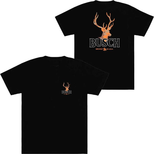 Busch Hunting Camo T-shirt - 2 Side - Modern Fit - Wide Size Selection - Multiple Style Options - Versatile Unisex Wear - Color Choices For You