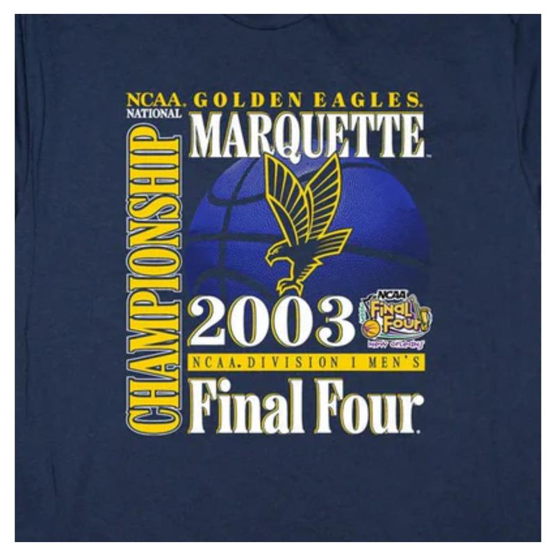 MARQUETTE '03 FINAL FOUR CHAMPIONS VINTAGE TEE