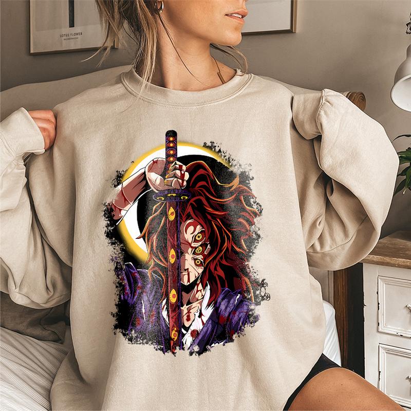 Kokushibo Upper Rank One Shirt, Brother Yoriichi Sun Breathing, Kokushibo Upper Moon Rank One Shirt, Yorrichi Hoodie, Demon Slayer Merch, Kimetsu No Y