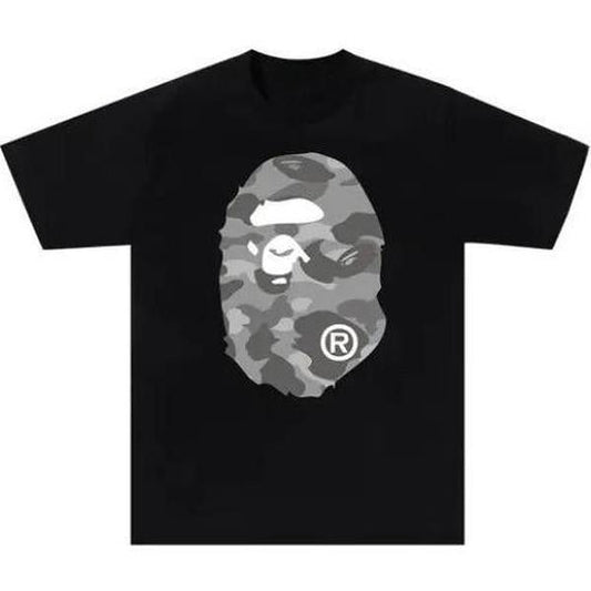 BAPE Honeycomb Camo Big Ape Head Tee Grey Summer 2024 T-Shirt   44525 Sweatshirt, Hoodie, Comfort Colors Sweatshirt, Hoodie, Comfort Colors