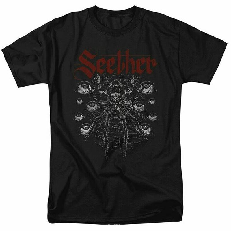 Seether Arachnoid T Shirt Licensed Rock N Roll Music Band Short Sleeve Tee