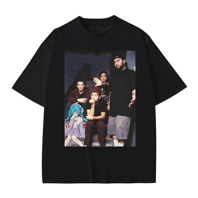 Limited Hatsune Miku Anime Shirt Cotton Menswear