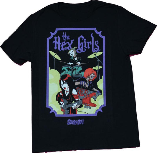 Scooby Doo New Adult T-Shirt,  Rocking Hex Girls Bandin Box T-shirt, Unisex T-shirt all size S to 3XL