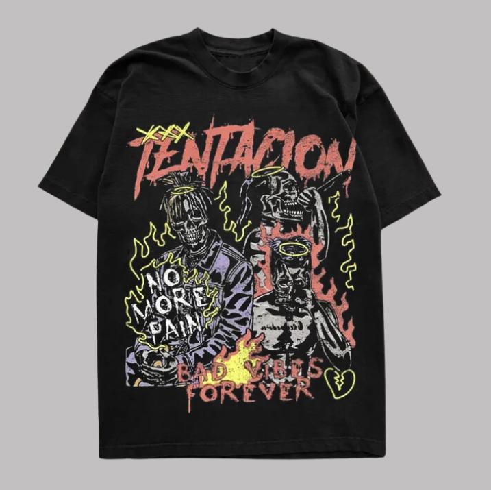 Xxxtentacion T-Shirt, Xxxtentacion Vintage Tee, Music Rap Graphic Tee, Unisex Shirt Fashion Menswear Womenswear Streetwear